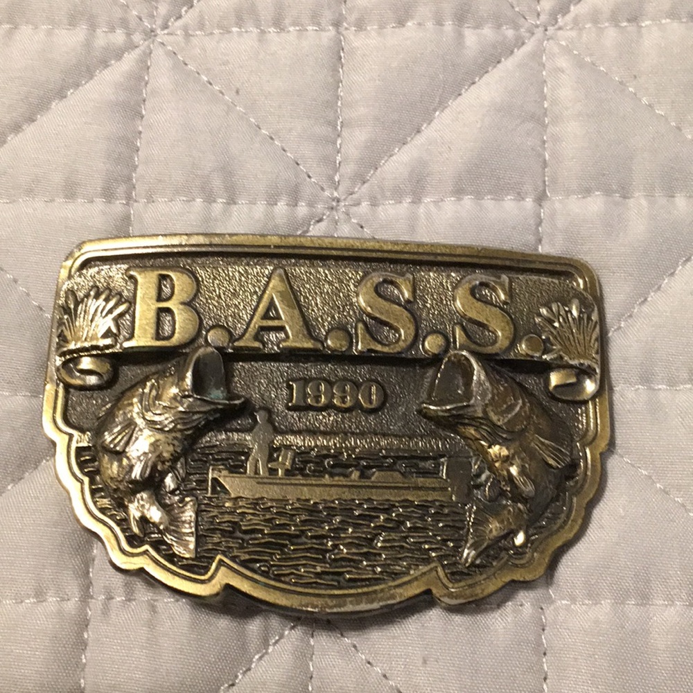 Belt Buckle, B A S S 1990